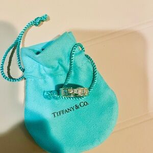 Tiffany & Co. 18K Atlas Diamond Ring